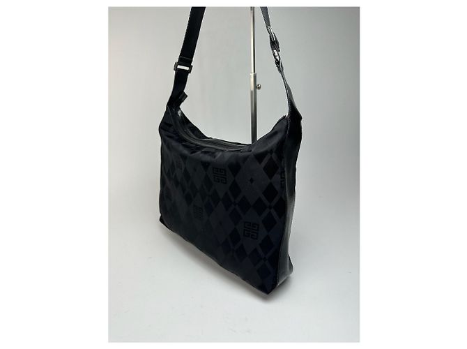 Vintage Givenchy Monogram Handtasche schwarz - Ansicht 13