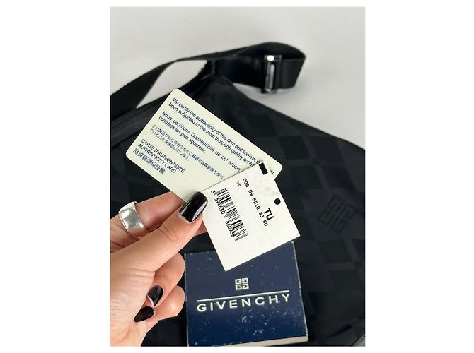 Vintage Givenchy Monogram Handtasche schwarz - Ansicht 2