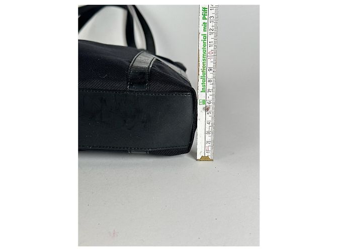 Vintage Givenchy Ledertasche schwarz - Ansicht 12