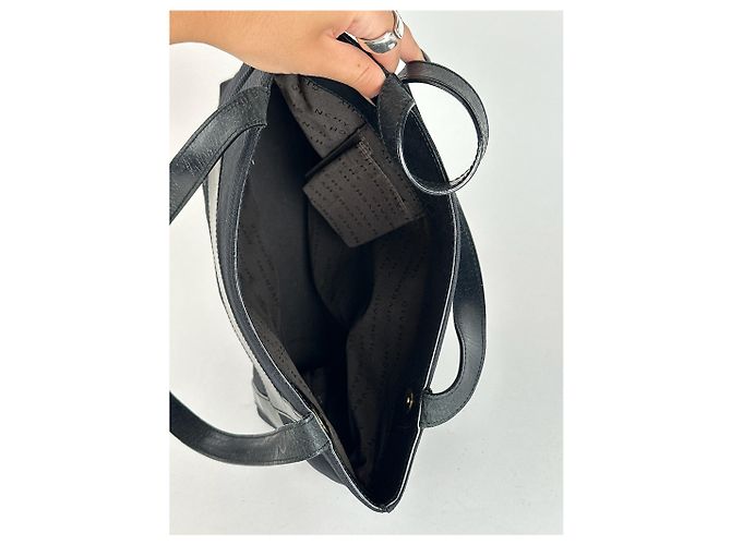 Vintage Givenchy Ledertasche schwarz - Ansicht 14
