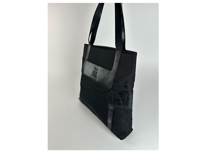 Vintage Givenchy Ledertasche schwarz - Ansicht 8
