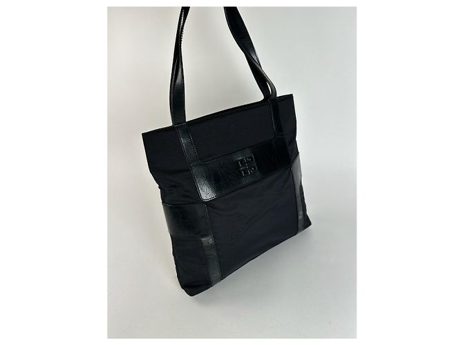 Vintage Givenchy Ledertasche schwarz - Ansicht 9