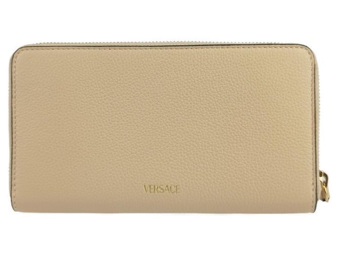 Cartera larga redonda Virtus de Versace Beige - vista 3