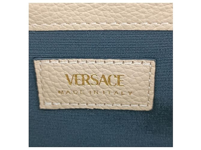 Cartera larga redonda Virtus de Versace Beige - vista 8