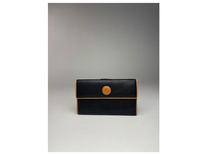 Vintage Dior Leather wallet black brown - view 11
