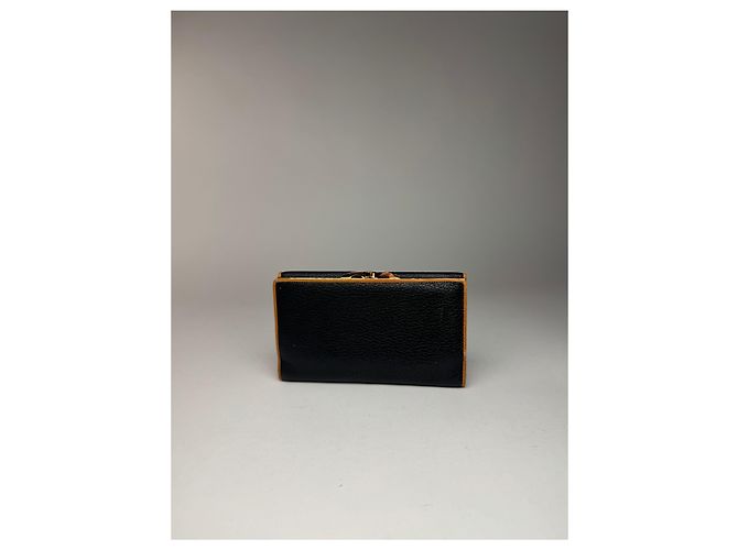 Vintage Dior Leather wallet black brown - view 12