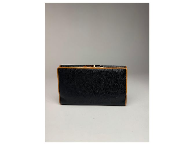 Vintage Dior Leather wallet black brown - view 2