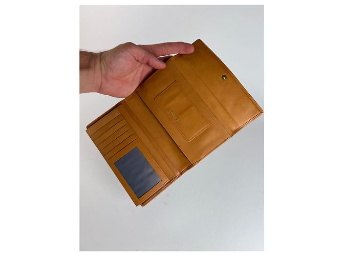 Vintage Dior Leather wallet black brown - view 4