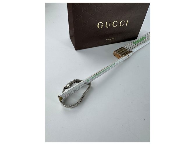 Relógio de aço vintage Gucci prateado Prata - vista 11