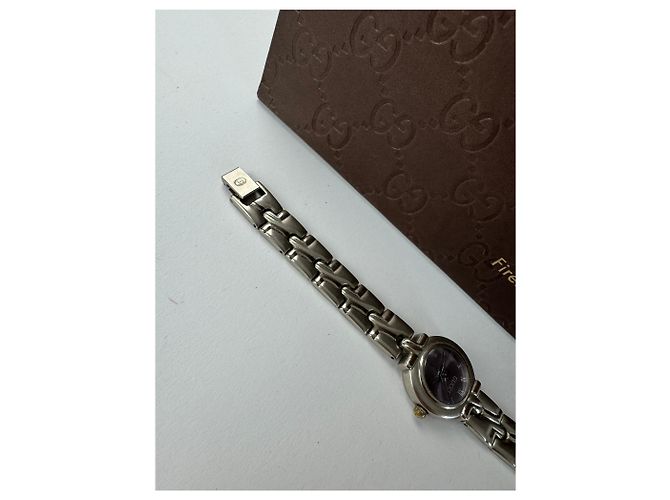 Relógio de aço vintage Gucci prateado Prata - vista 3