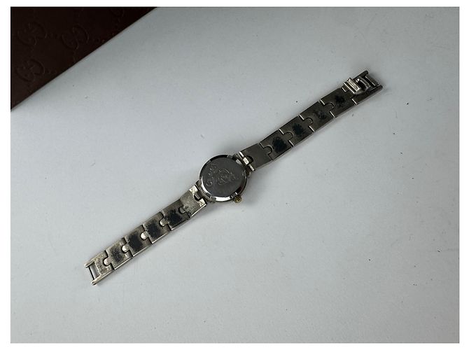 Relógio de aço vintage Gucci prateado Prata - vista 8