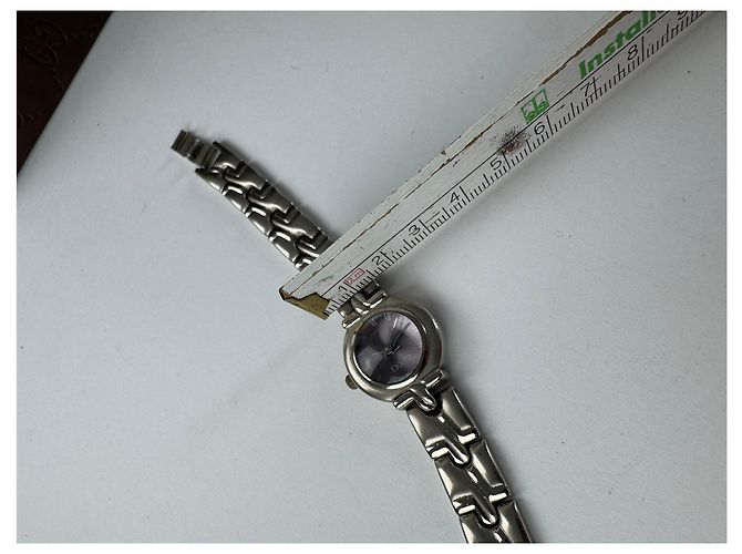 Relógio de aço vintage Gucci prateado Prata - vista 9