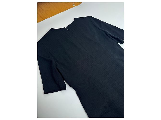 Vintage Givenchy Wollkleid schwarz m/L - Ansicht 10