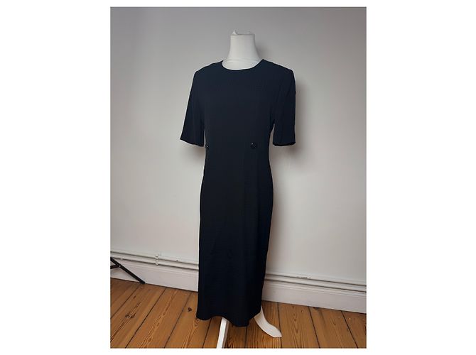Vintage Givenchy Wollkleid schwarz m/L - Ansicht 15