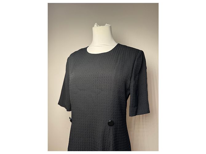 Vintage Givenchy Wollkleid schwarz m/L - Ansicht 2