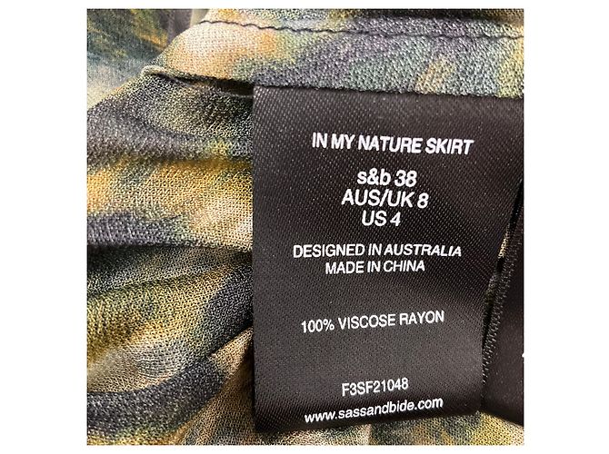 Sass & Bide Rock mit Green In My Nature Druck Grün - Ansicht 5