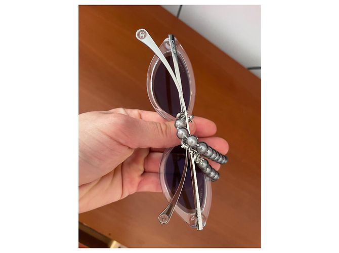 Chanel Sonnenbrille Grau - Ansicht 4