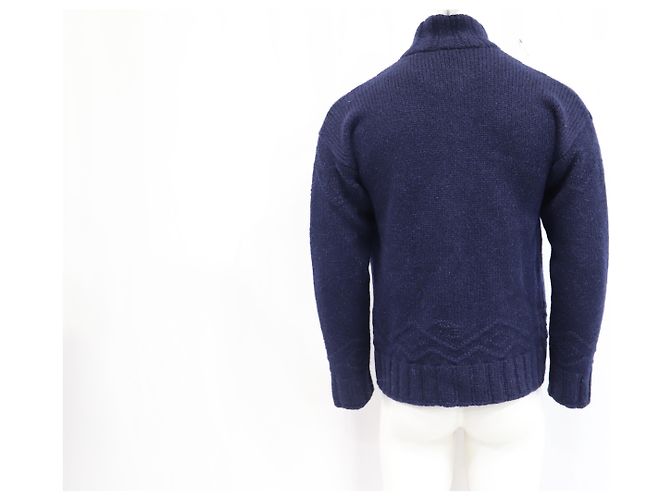 Etro gestrickte Zip-Cardigan aus marineblauem Kaschmir - Ansicht 11