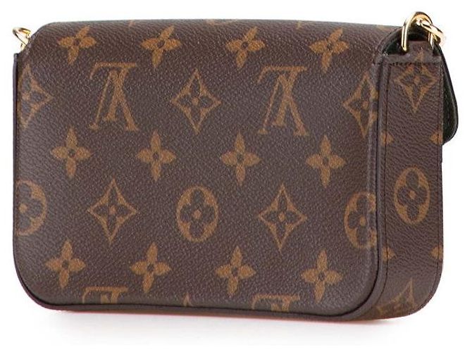 Borsa a Spalla Multi Pochette Felicie Monogram Louis Vuitton Marrone - vista 2