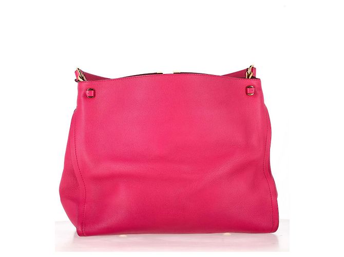 Capucines Borsa Hobo Tournon di Louis Vuitton in pelle rosa - vista 11