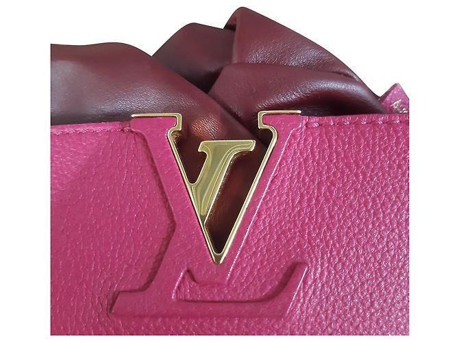 Capucines Borsa Hobo Tournon di Louis Vuitton in pelle rosa - vista 8