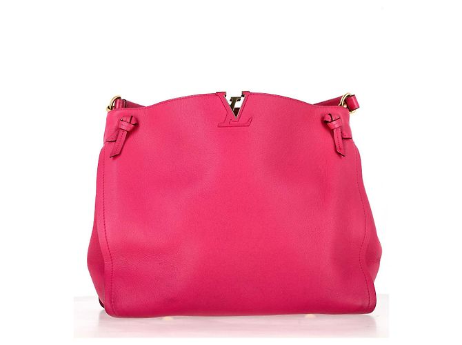 Capucines Borsa Hobo Tournon di Louis Vuitton in pelle rosa - vista 9