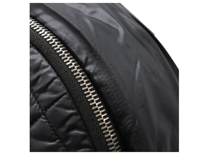 Chanel Coco Cocoon Nylon-Leder-Rucksack Schwarz - Ansicht 4