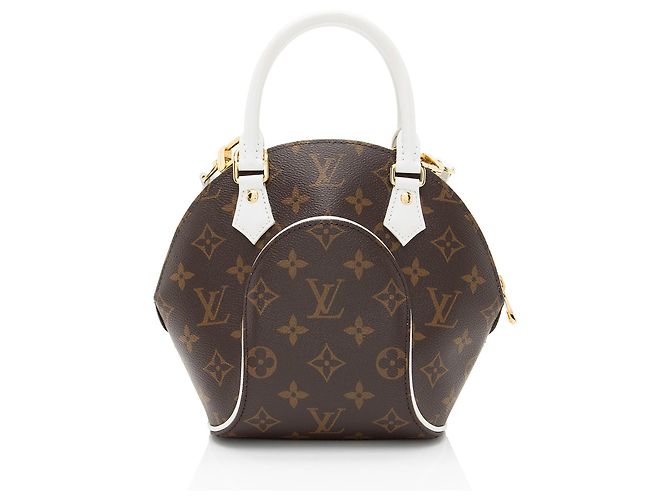 Borsa Ellipse BB in tela Monogram LV Match di Louis Vuitton Marrone - vista 3