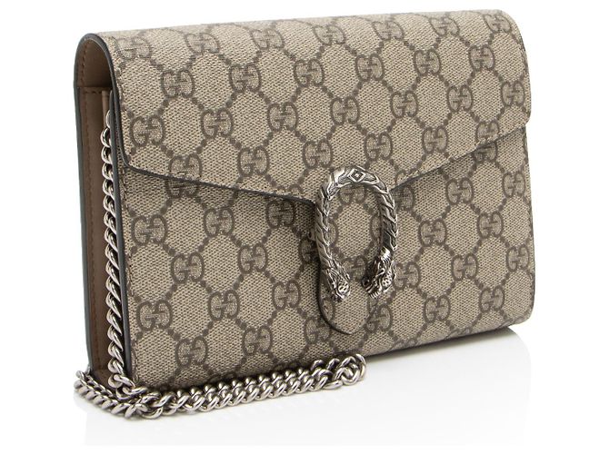 Gucci GG Supreme Dionysus Cartera de Cadena Castaño Beige - vista 2