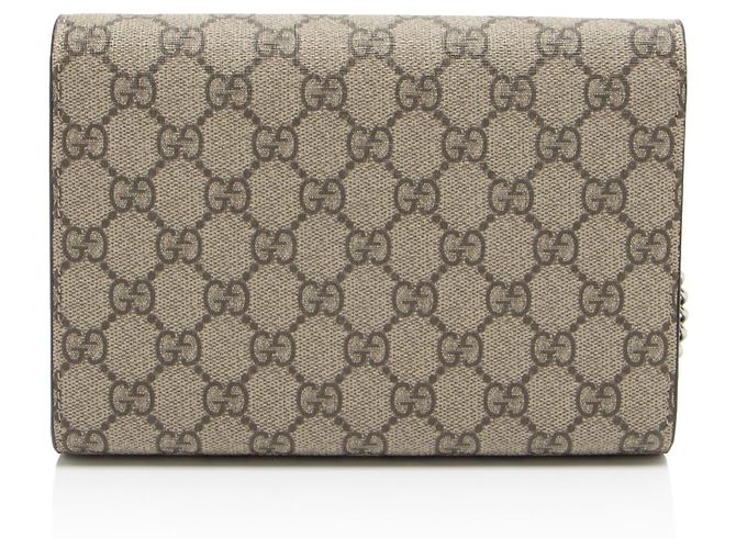Gucci GG Supreme Dionysus Cartera de Cadena Castaño Beige - vista 3