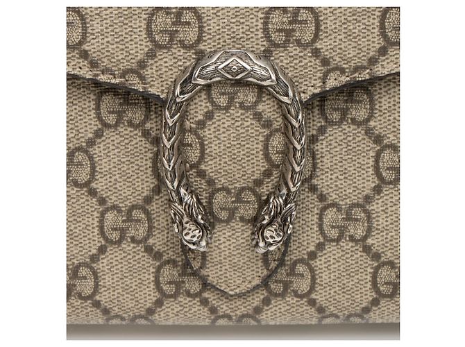 Gucci GG Supreme Dionysus Cartera de Cadena Castaño Beige - vista 9