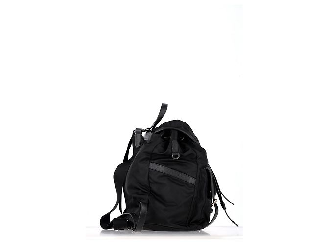 Jacquard Mochila mediana Prada Re-Nylon Vela en nylon negro - vista 11