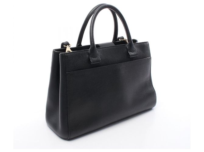 Chanel Neo Executive Große Tote Tasche aus Leder Schwarz - Ansicht 3