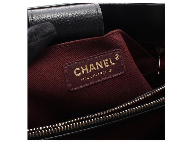 Chanel Neo Executive Große Tote Tasche aus Leder Schwarz - Ansicht 4