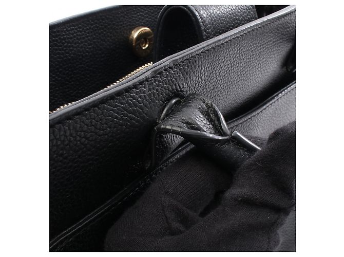 Chanel Neo Executive Große Tote Tasche aus Leder Schwarz - Ansicht 7