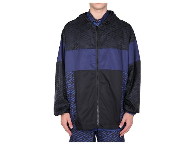 Chaqueta cortavientos con capucha Versace - vista 2