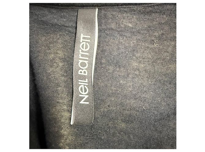 Schwarzer Neopren-Pullover mit Camouflage-Print von Neil Barrett Mehrfarben - Ansicht 4