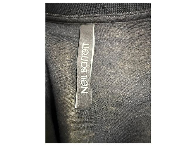 Schwarzer Neopren-Pullover mit Camouflage-Print von Neil Barrett Mehrfarben - Ansicht 8