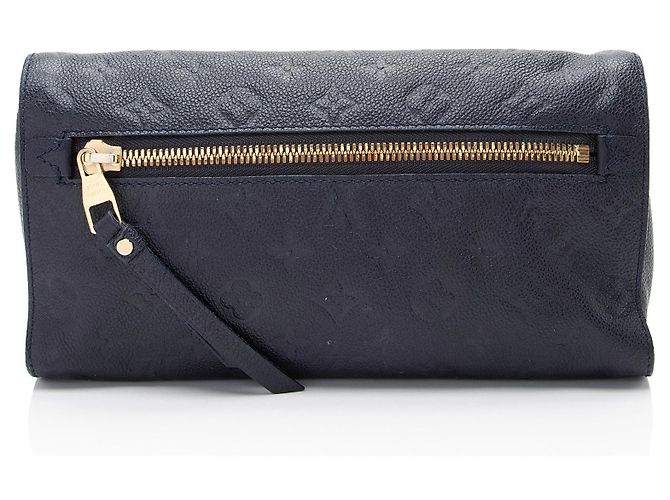 Clutch Louis Vuitton Monogram Empreinte Petillante Blu - vista 3