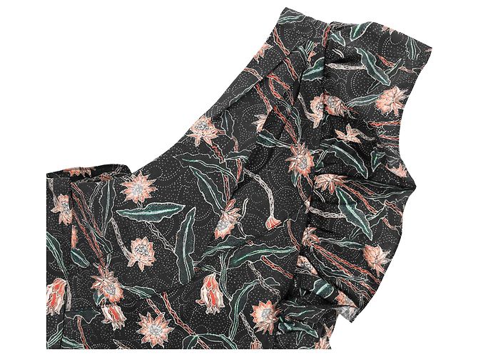 Vestido Mini Lavern de Un Hombro en Algodón con Estampado Floral de Isabel Marant - vista 2