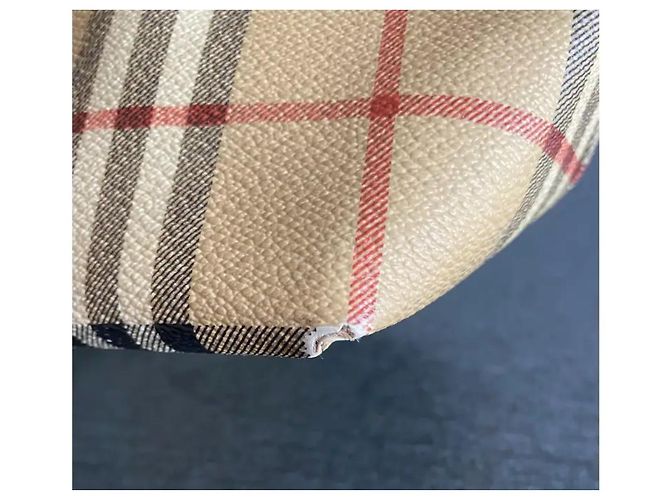 Borsa a tracolla Burberry beige in pelliccia - vista 13