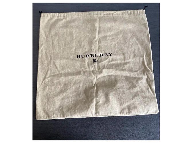 Borsa a tracolla Burberry beige in pelliccia - vista 14