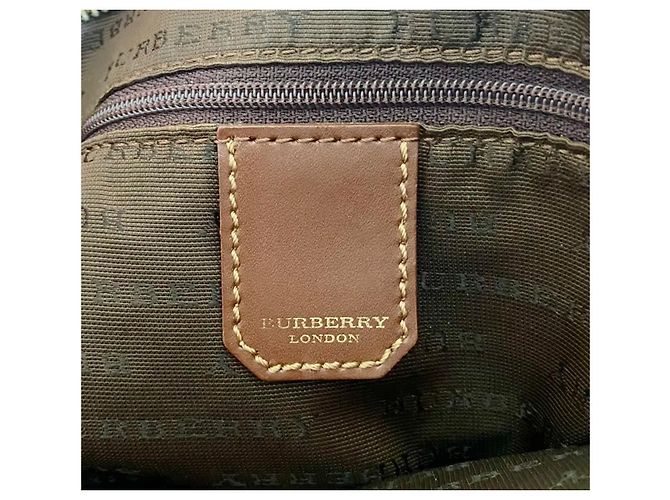 Borsa a tracolla Burberry beige in pelliccia - vista 2