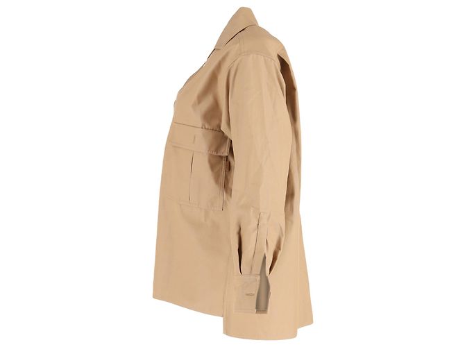 Camicia oversize Max Mara con tasche in cotone marrone Rosso - vista 2