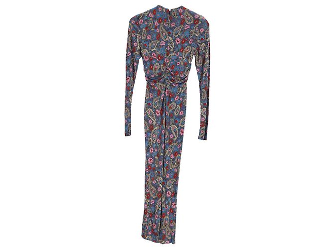 Abito midi stampato Linario di Isabel Marant in viscosa multicolore - vista 3