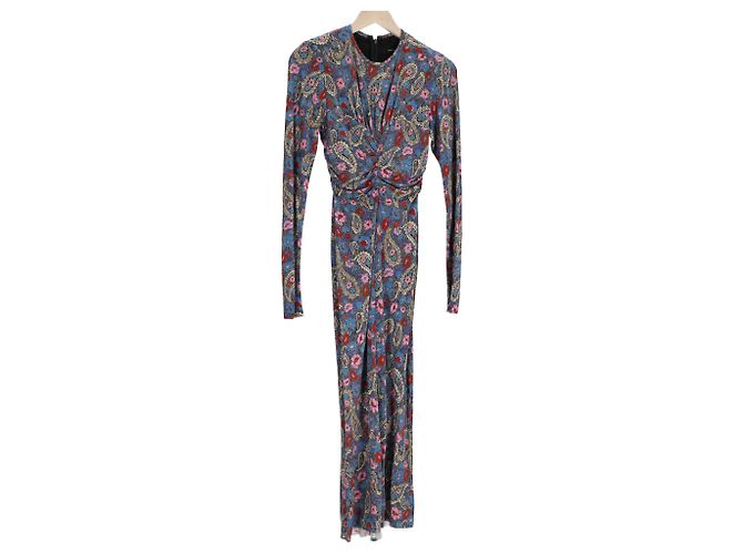 Abito midi stampato Linario di Isabel Marant in viscosa multicolore - vista 6