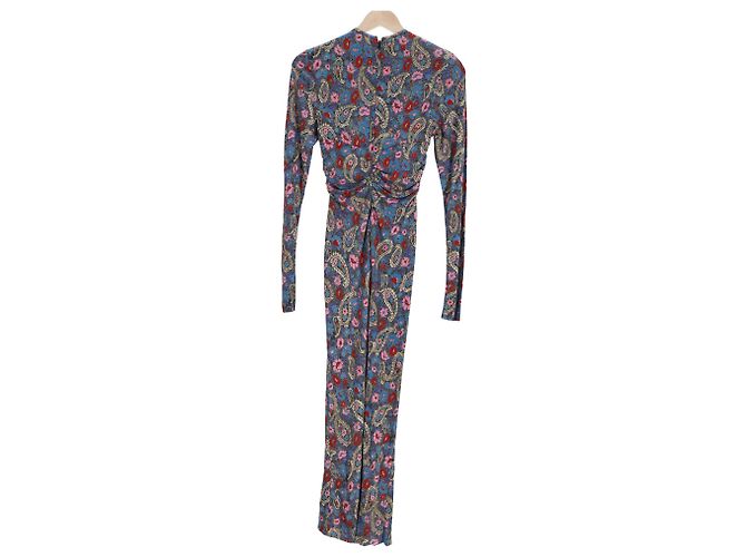Abito midi stampato Linario di Isabel Marant in viscosa multicolore - vista 8