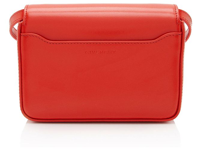 Borsa a Spalla 4G Small in Pelle di Vitello Givenchy Rosso - vista 3