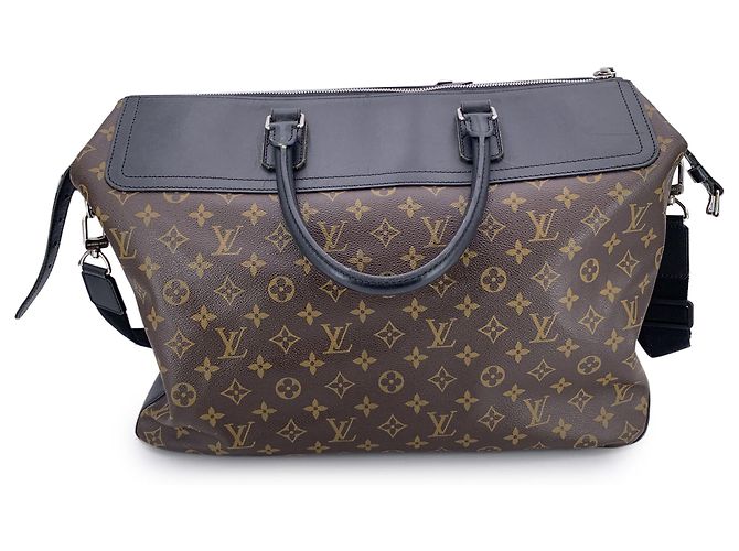 Louis Vuitton Borsa da viaggio Macassar Neo Greenwich Monogram Marrone - vista 3