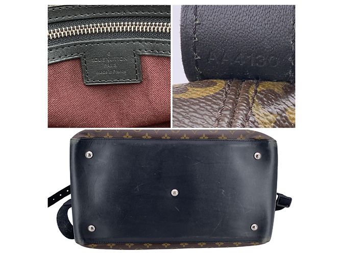Louis Vuitton Borsa da viaggio Macassar Neo Greenwich Monogram Marrone - vista 5